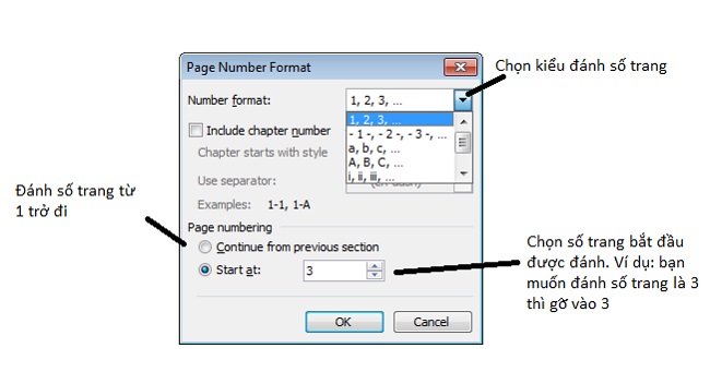 Cách đánh số trang trong Word 4