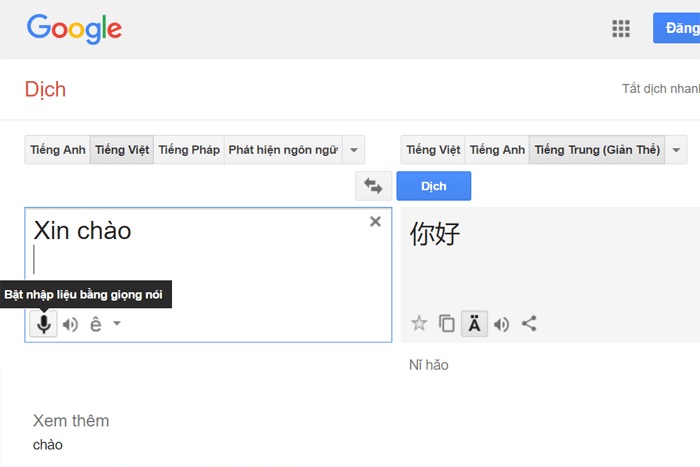 dịch tiếng Việt sang tiếng Trung Quốc 2