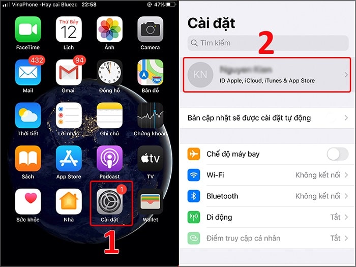 tạo tài khoản icloud 3